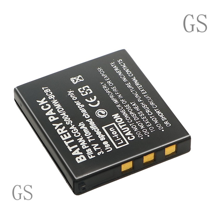 GS Compatible with Panasonic Panasonic CGA-S004 Lithium Battery DMW-BCB7 Digital Camera Battery