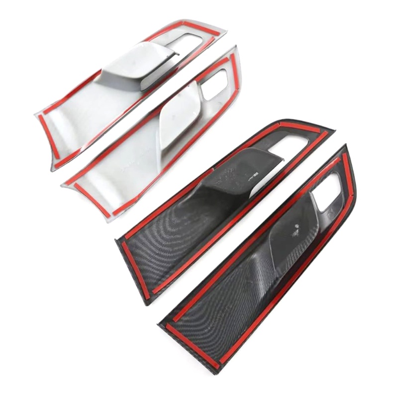 Yo 4 ชิ้นฝาครอบมือจับประตูชามตกแต่งใส่กรอบ Bezel สําหรับ MGMulan