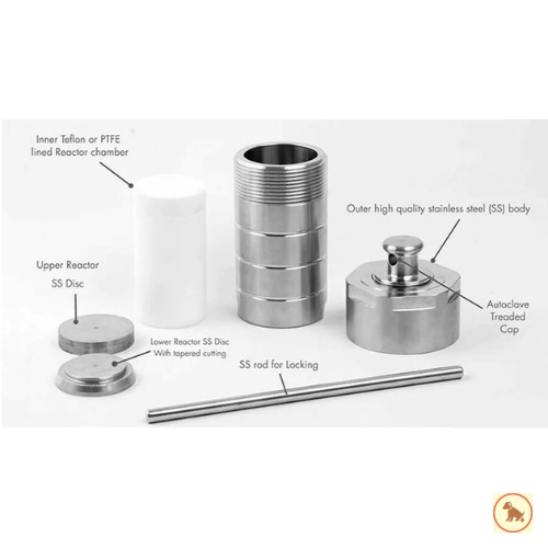 10 – 250 mL 3MPa PTFE Lined Hydrothermal Synthesis Reactor (200°C) ราคา ถูกที่สุด ดีลบีเคเค แกลเลอรีภาพที่ 3