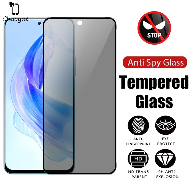 ฟิล์มกระจก เต็มจอ สำหรับ กันมองกันเสือก 9H รุ่น Honor Magic 7 90 GT Lite X8a X7a X6a X8 X6 Pro 4G 5G