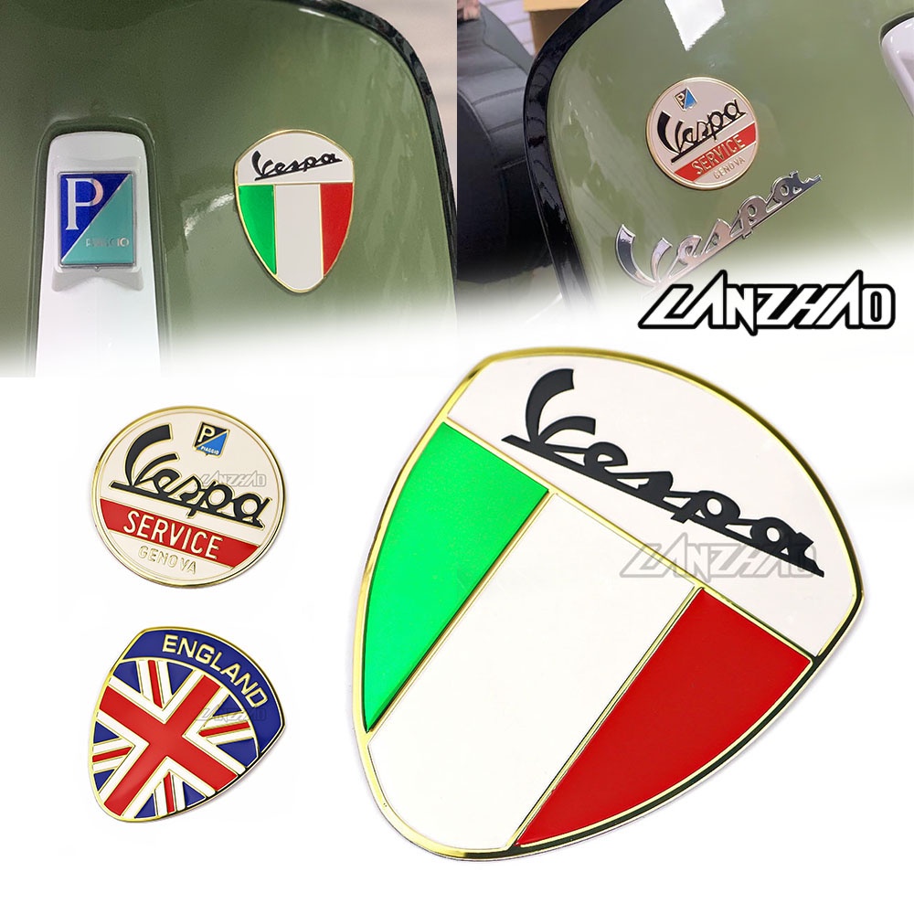 ติดรถ ลวดลายธงชาติ พร้อมกาวสองหน้า VESPA