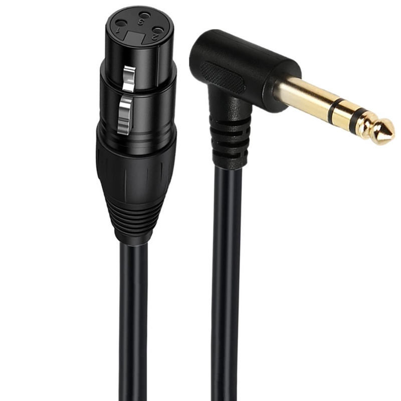 สายเคเบิ้ล XLR 3 Pin to 6 35 มม. 1 4 TS TRS Male Cable Stereo 6 35 มม. to XLR Plug Stereo Mic Connector สําหรับไมโครโฟน