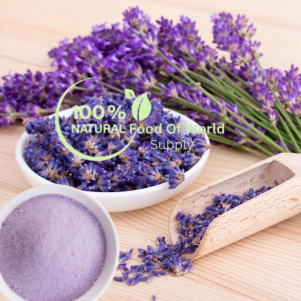 ผงลาเวนเดอร์ โดยธรรมชาติ 干 衣草粉 食用 สีม่วงกินได้แช่แข็งแห้งลาเวนเดอร์ดอกไม้ผง รสธรรมชาติ衣草