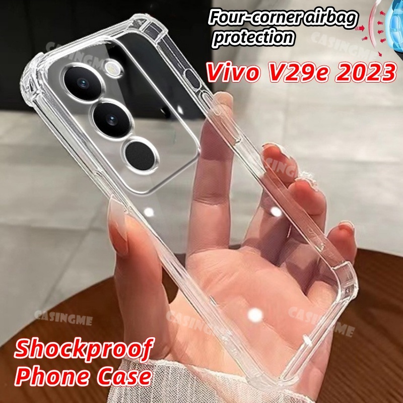 เคสซิลิโคนใส กันกระแทก สําหรับ Vivo V29E 2023 Vivo V29E V 29 29V V29E VivoV29E V 29E V29 E 5G 2023