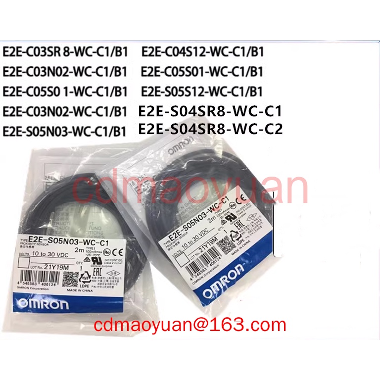 Omron E2E-S04SR8-S05N03-S03SR8-S04N02-WC-C1-C2-B1-B2 สวิตช์ซิมิตี้