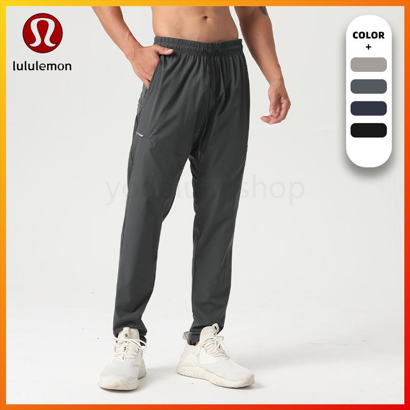 Lululemon กางเกงขายาว ทรงหลวม ทรงตรง มีเชือกผูก สําหรับผู้ชาย 5591