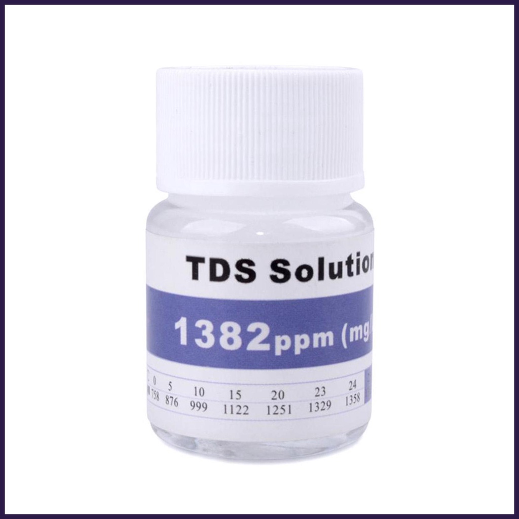 น้ํายาสอบเทียบค่า PH 25 มล. TDS Meter Buffer Solution Conductivity Salt Buffer Solution Calibration 