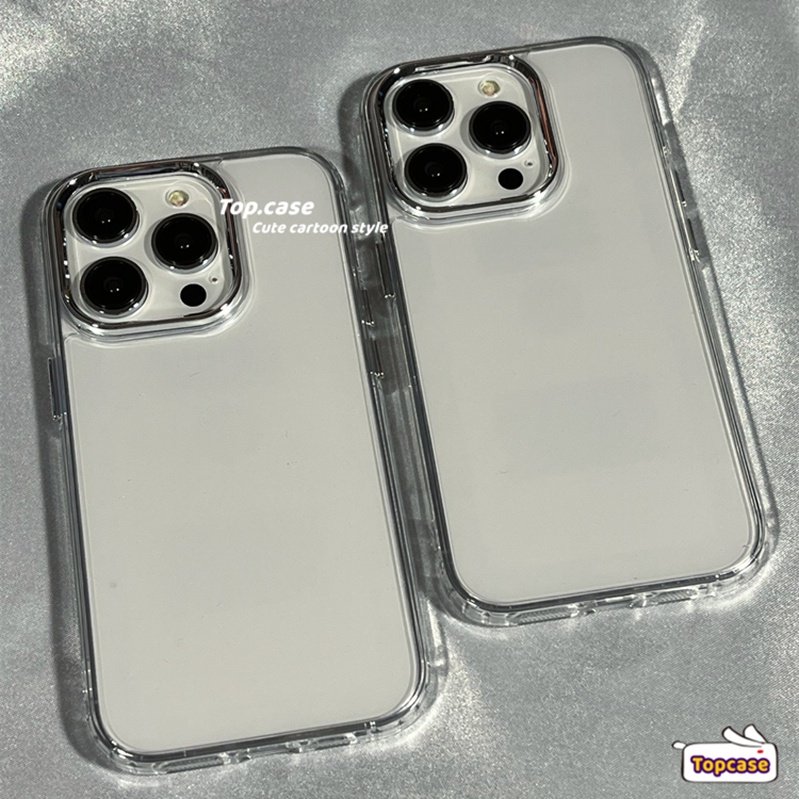 เคสโทรศัพท์มือถือแบบนิ่ม ใส หรูหรา เรียบง่าย สําหรับ IPhone 15 14 13 12 11 Pro Max 8 7 6 6s Plus X Xr Xs Max SE 2020
