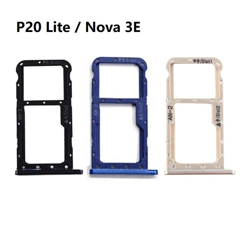 ถาดซิมการ์ด สําหรับ Huawei P20 Lite Nova 3E ช่องใส่ซิม อะไหล่โทรศัพท์