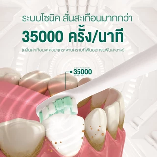 Dentiste Sonic Electronic Toothbrush 5 Mode แปรงสีฟันไฟฟ้า ขจัดคราบพลัค คราบหินปูน ดูแลเหงือก