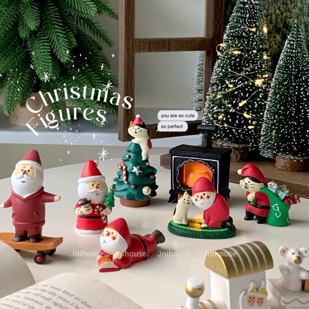 [พร้อมส่ง] Jnihouse : Christmas Figures โมเดลคริสต์มาส