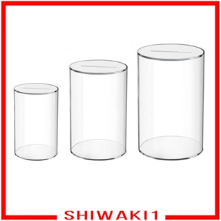 [Shiwaki1 ] ขวดธนาคารประหยัดเงินหรืออะคริลิคใสใสขวดปลายที ่ …