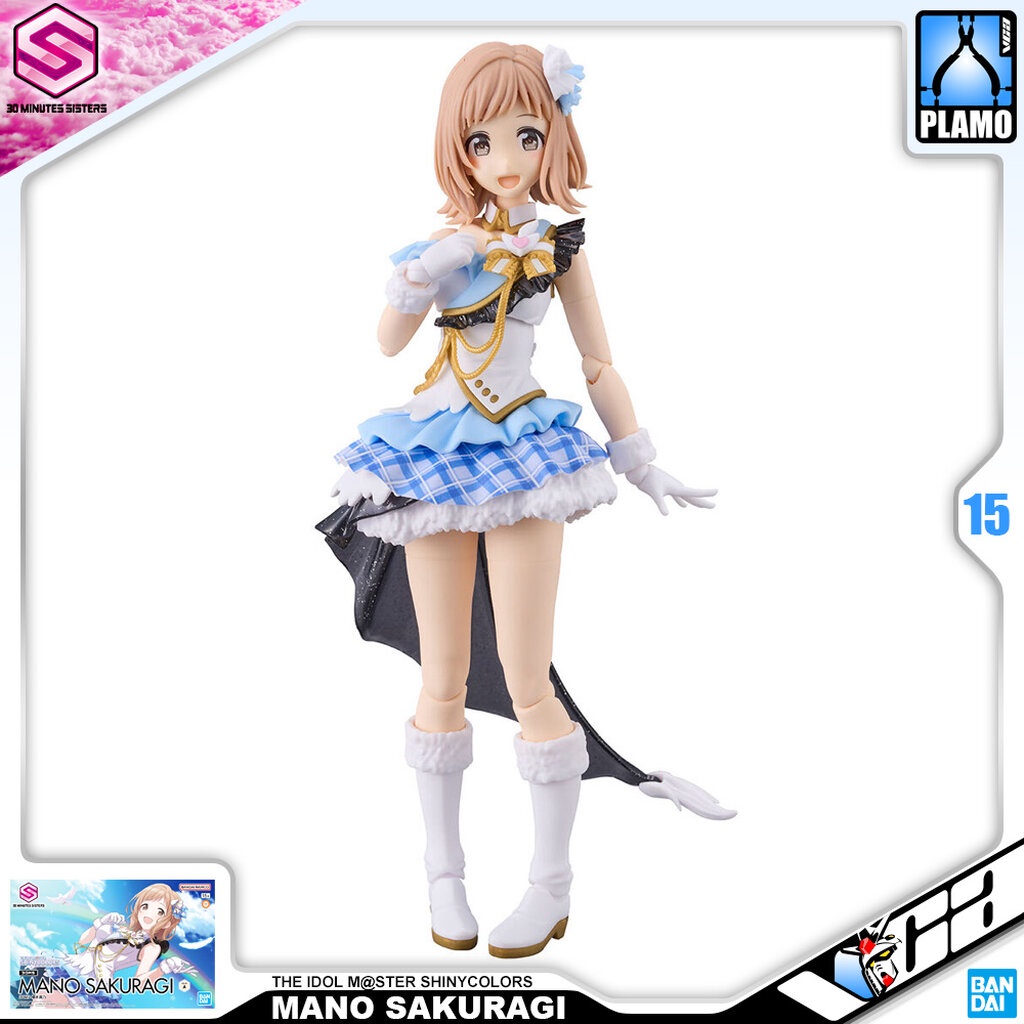 VCA ⭐️ BANDAI 30 MINUTES SISTERS 30MS GIRL MANO SAKURAGI ประกอบ โมเดล ของเล่น VCAGTH GUNDAM