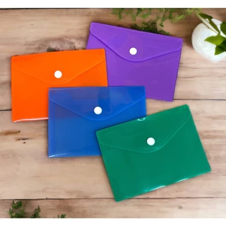 [Vende A6 สีทึบ] แฟ้มเอกสาร ขนาดเล็ก แฟ้มกระดุม สีสดใส คุณภาพส่งออก แฟ้ม