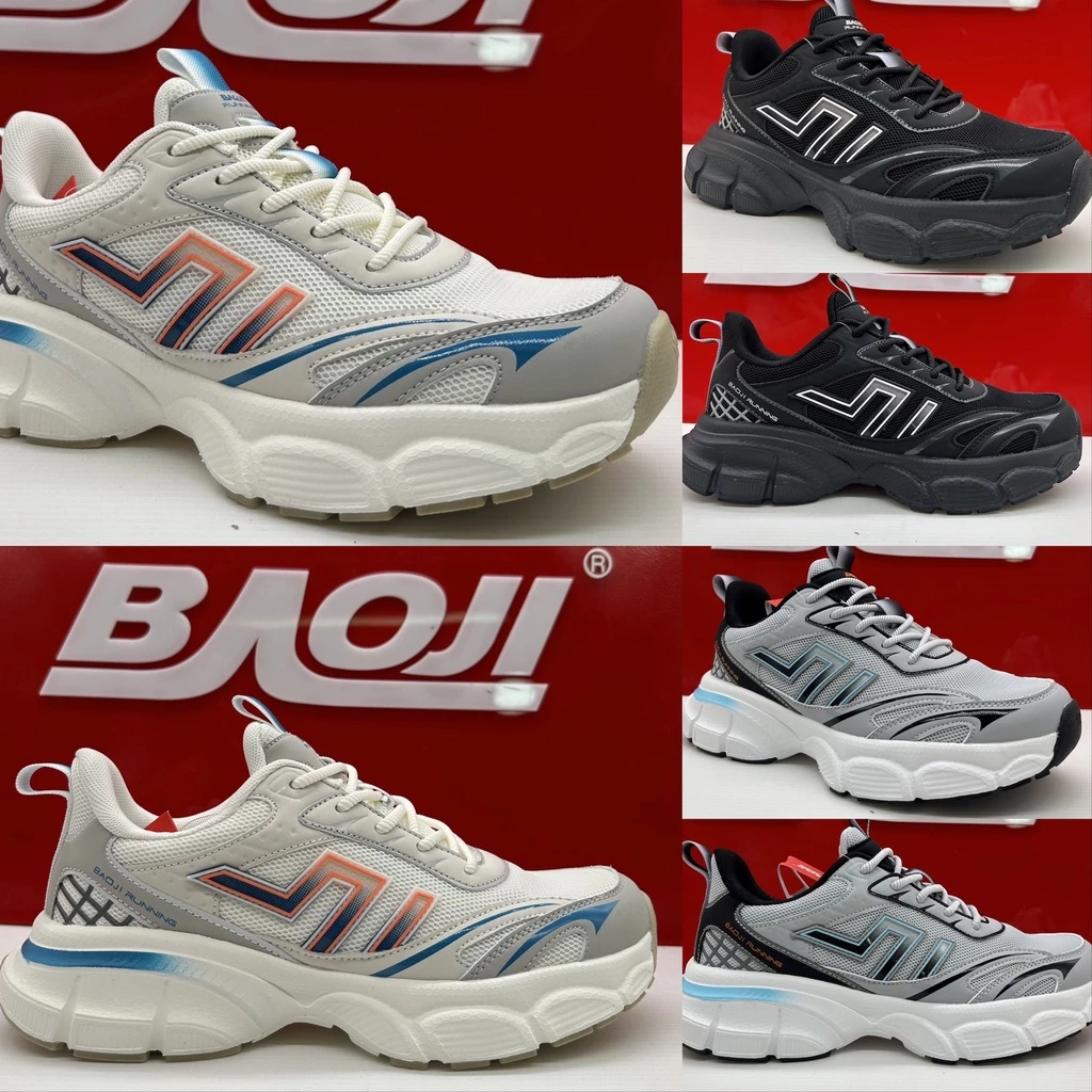 [รองเท้าวิ่ง] BAOJI บาโอจิ รองเท้าผ้าใบผู้ชาย bjm826