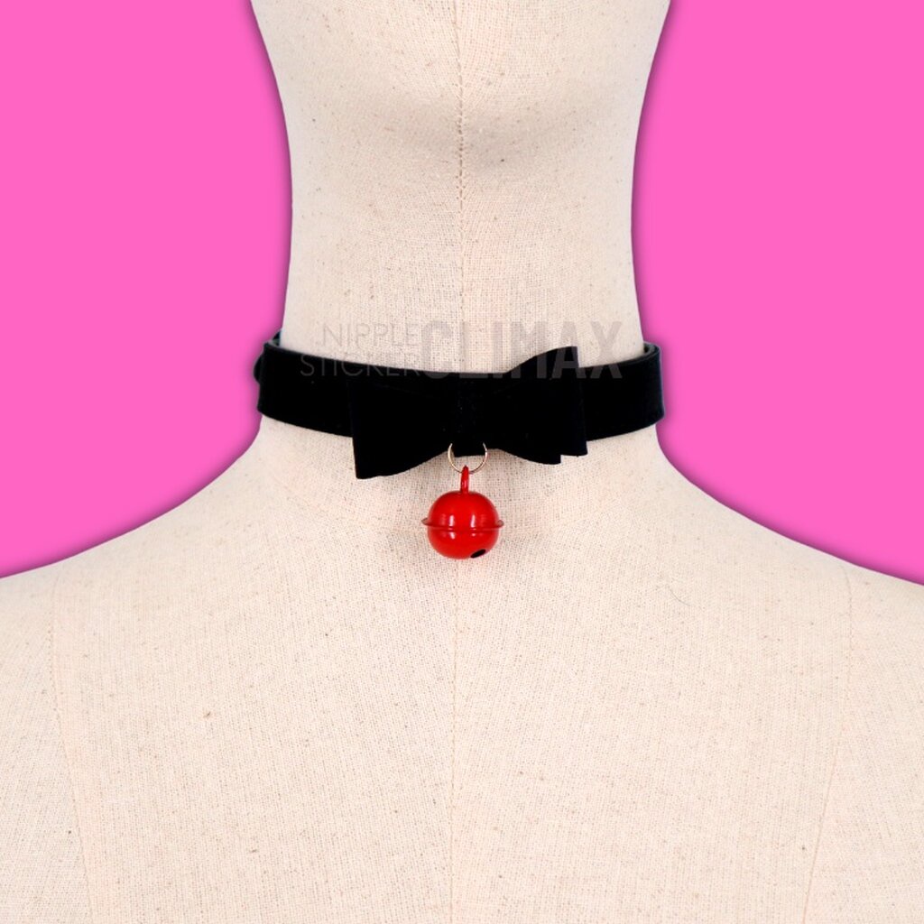 โชคเกอร์ Choker โบว์ กระดิ่ง กระพรวน สร้อยคอ โชคเกอร์หนังเทียม ปลอกคอเซ็กซี่ ปลอกคอ ชุดชั้นใน ชุดนอนไม่ได้นอน
