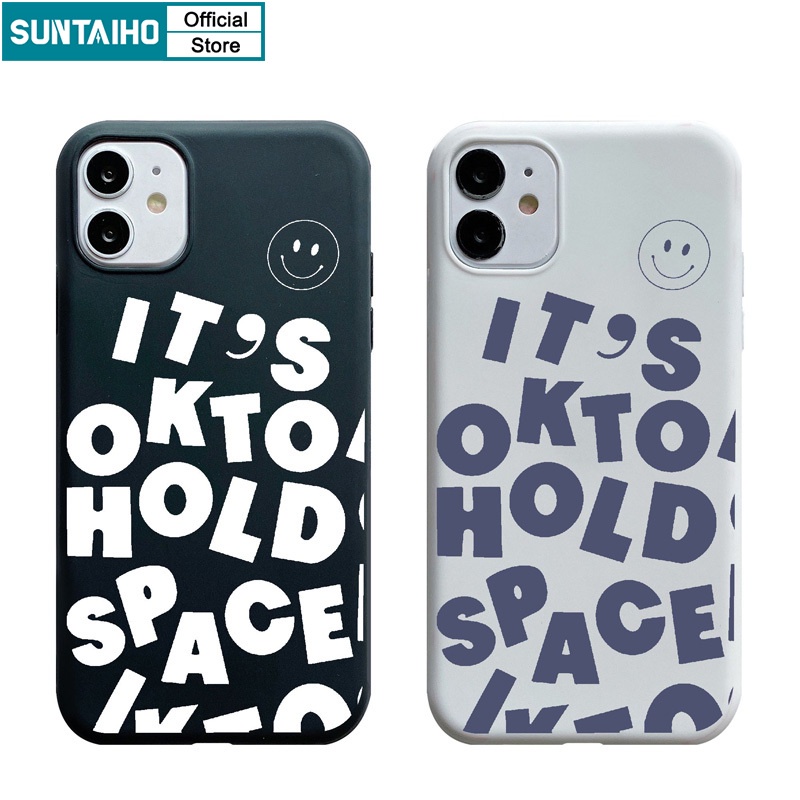 Suntaiho เคสไอโฟน เคสโทรศัพท์ ซิลิโคนนิ่ม TPU กันกระแทก ลายตัวอักษรภาษาอังกฤษ แฟชั่น สําหรับ Iphone 15 14 12 13 11 Pro Max IP 7 8 Plus Iphon X Xs XR Xs Max