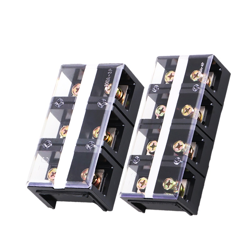 [TC Series] อุปกรณ์เชื่อมต่อทองแดง Terminal 60A 4P High Current TC การเชื่อมต่อ Terminal การเชื่อมต่อสายไฟแถวสายไฟบอร์ดทองแดงบริสุทธิ์ TC-602-1504