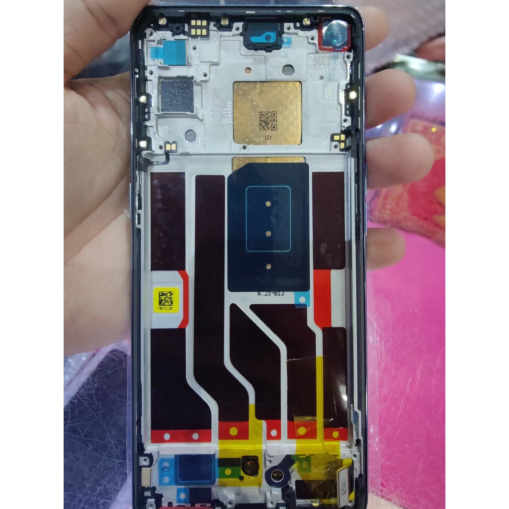 Amoled หน้าจอ LCD และดิจิไทเซอร์ แบบประกอบเต็ม สําหรับ Realme X7 Pro Ultra RMX3115