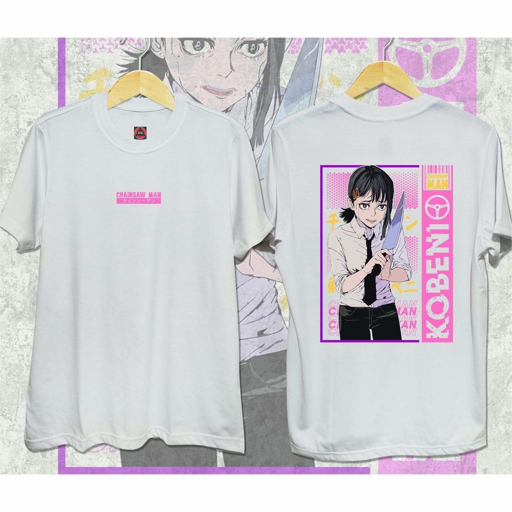 ร้อน เสื้อยืดอนิเมะ Chainsaw Man - Kobeni สี