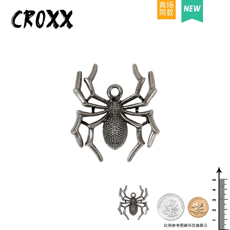 【Punk&Metal 】jibitz Croc charm ชุดอุปกรณ์เสริม หมุด 3d สไตล์บาร็อค ย้อนยุค คุณภาพสูง