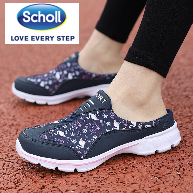 Scholl รองเท้าผ้าใบลําลอง ส้นแบน สไตล์เกาหลี สําหรับสตรี เหมาะกับการเล่นกีฬา ไซซ์ EU 40 41 42 – โปรปัง