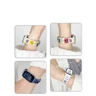 สายนาฬิกาข้อมือ ซิลิโคนนิ่ม ปรับได้ ปลดไว แบบเปลี่ยน สําหรับ miband 8 Active redmi Band 2 Xiaomi Smart Band 8 Active 18 มม.