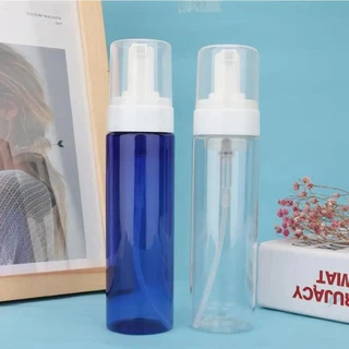 Cyanophyta ขวดพลาสติกใส สําหรับใส่สบู่เหลว มูส น้ําหอม 200 มล.