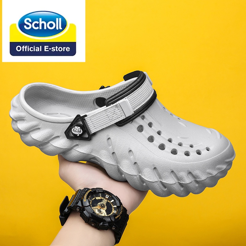 Scholl sandal men Scholl shoes ผู้ชาย Scholl รองเท้าแตะผู้ชาย Scholl shoe Kasut Scholl