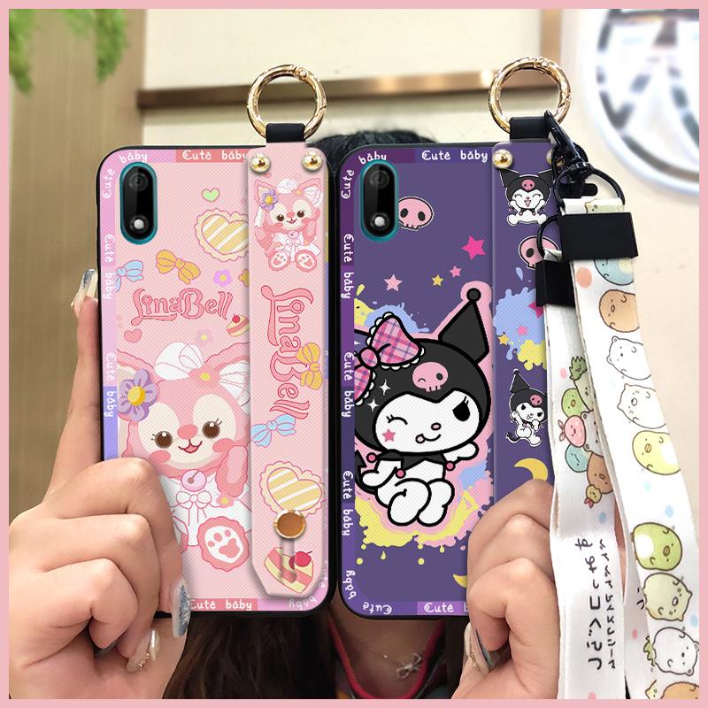 Waterproof Kickstand Phone Case For Wiko Jerry4/Y70 Fashion Design Wrist Strap protective Silicone Cute Soft case Shockproof