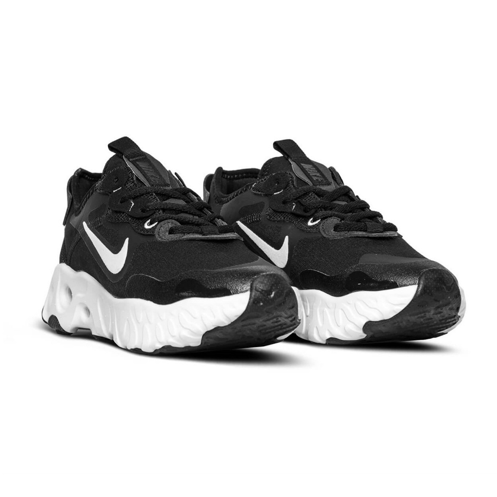 [100% Ori] Nike React Art3MIS สีดำ/สีขาว Kasut Perempuan ผู้หญิงสบายๆตลอดวันไลฟ์สไตล์แฟชั่นรองเท้าผ