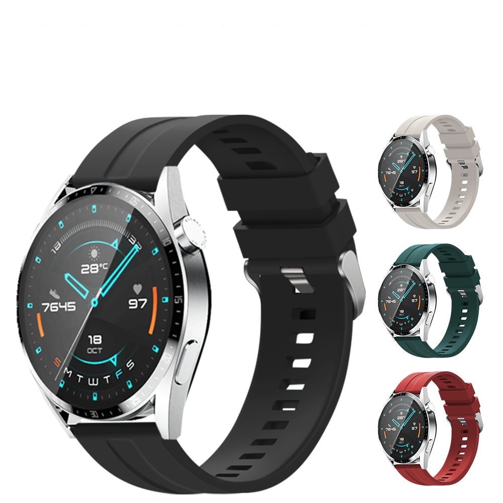 สายนาฬิกาสำหรับHuawei watch GT2 ขนาด22mm watch3 สายรัดซิลิโคน 2pro Honor Magic2 สายขนาด20mm