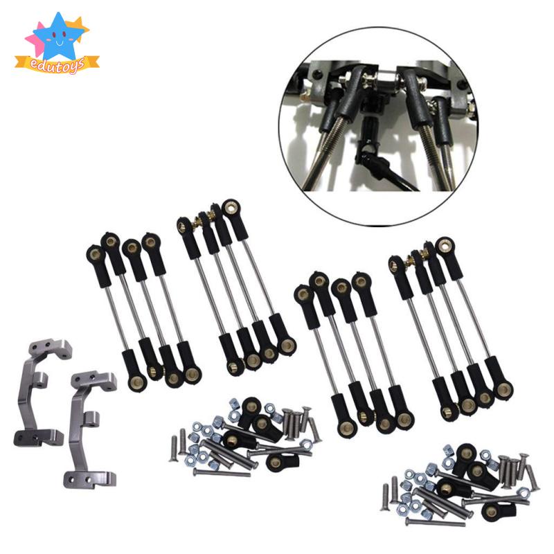 [Edstars] อะไหล่ก้านอลูมิเนียม 1:16 สําหรับรถไต่หินบังคับ WPL B1 B24 B24 C24 8 ชิ้น