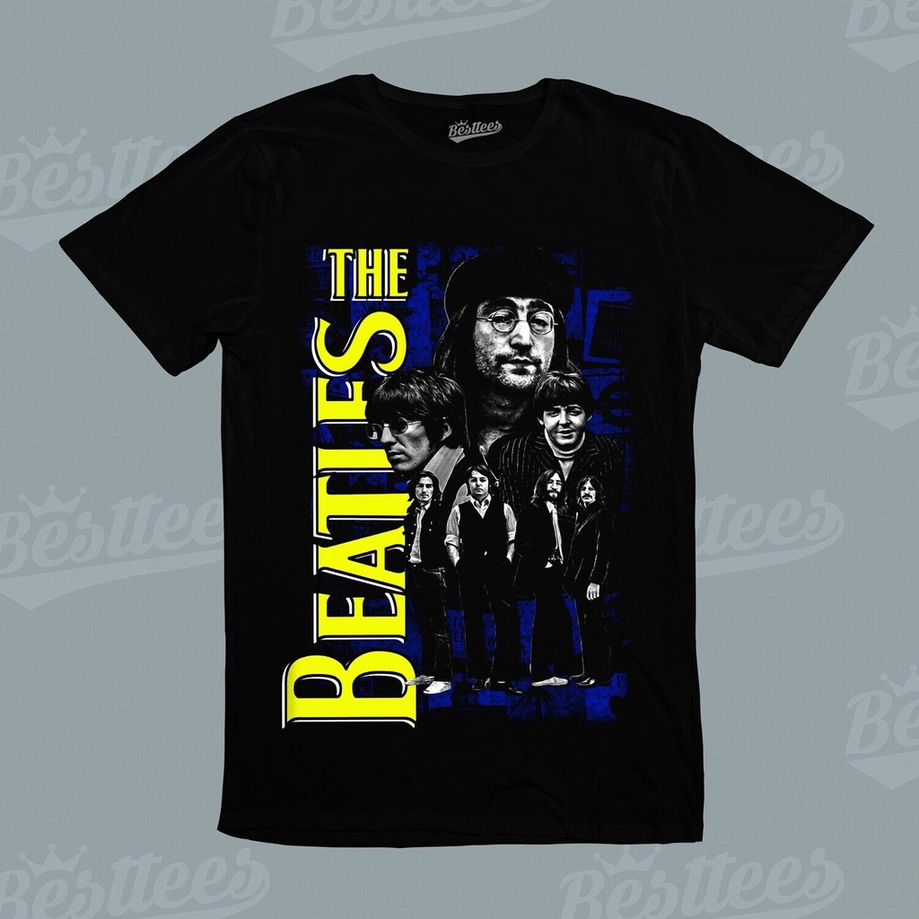The Beatles Rock Band English John Lennon Paul Mccartney Music Cool Tee เสื้อยืด