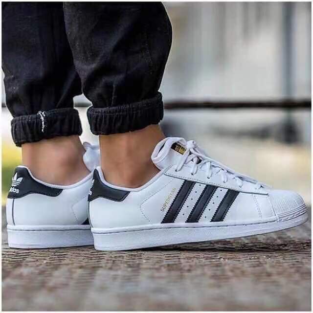 COD Adidas super star woman and mens shoes low cut Adidas Superstar Fasion Couple Shoes Class A