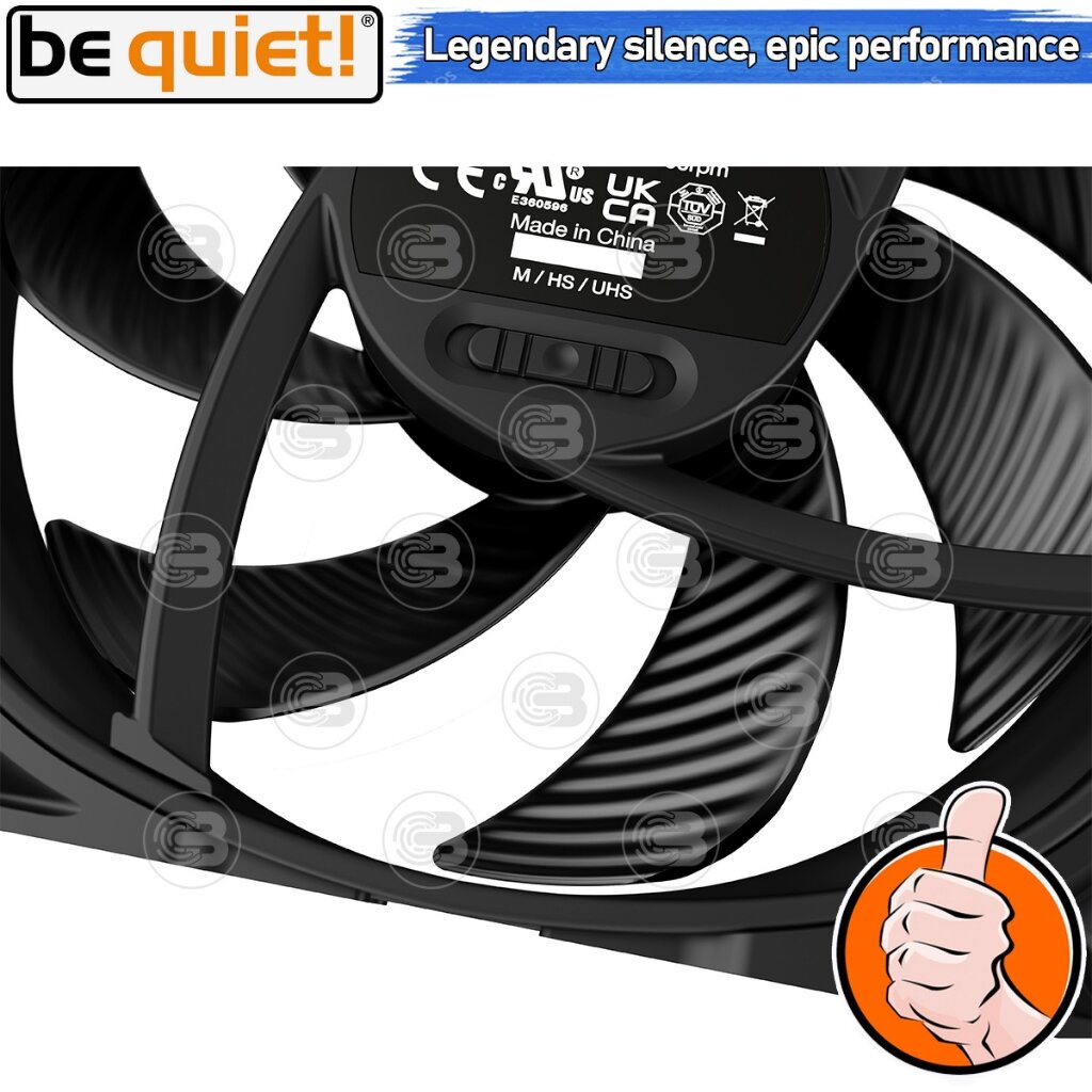 [CoolBlasterThai] Be Quiet Silent Wings Pro 4 120 PWM PC Fan Case (BL098) ประกัน 5 ปี - รูปที่ 2