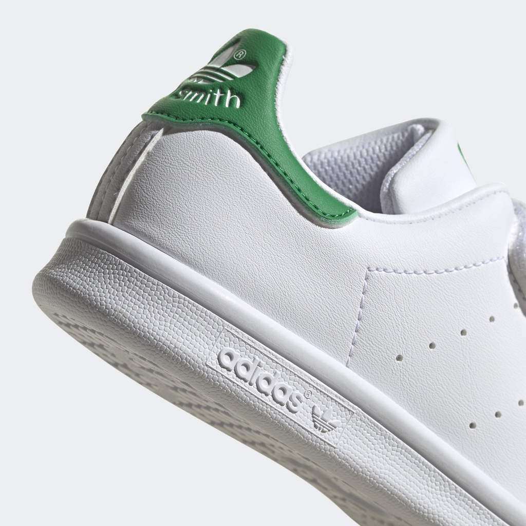 adidas ORIGINALS Stan Smith Shoes ผ้าใบเด็ก สีขาว FX7534 รองเท้า light