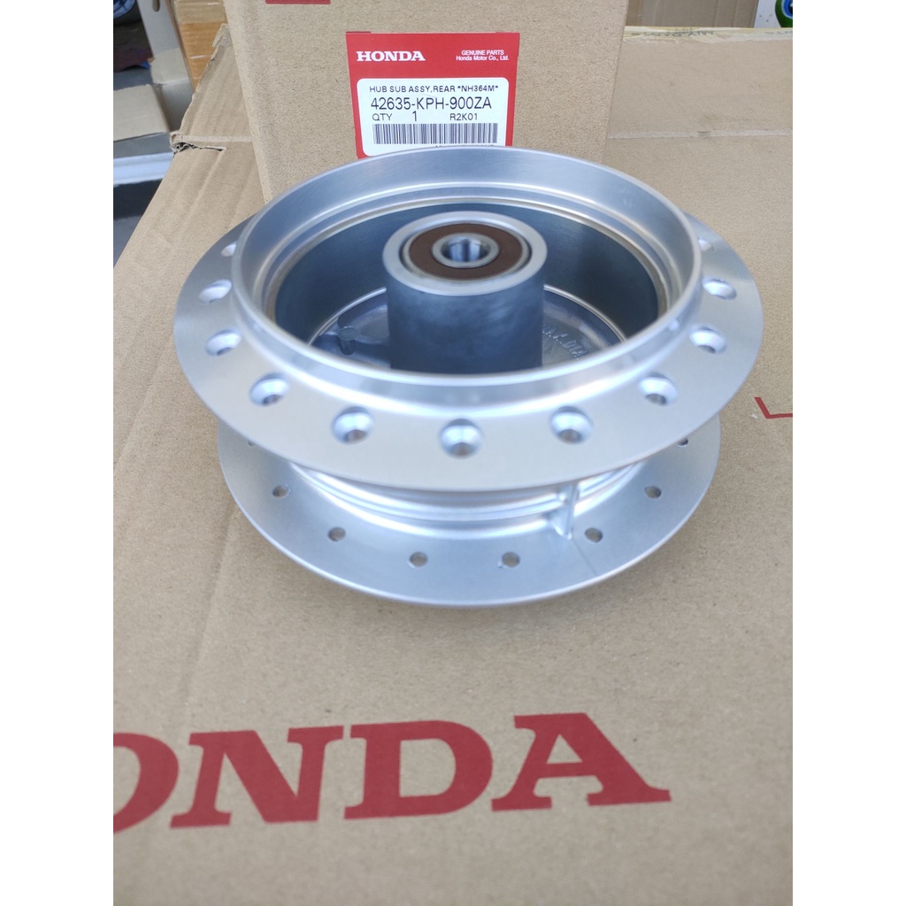 42635-KPH-900ZA/1ชุดดุมล้อหลังแท้สีบรอนซ์ เวฟ100,เวฟ125,ดรีม125,1ชุด อะไหล่แท้ศูนย์ HONDA