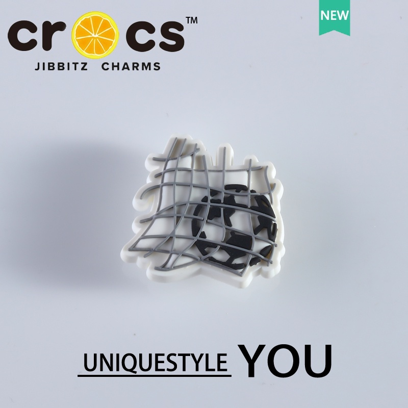 JIBBITZ cross charms ตัวติดรองเท้า ฟุตบอลการ์ตูน ตัวติดรองเท้า cross