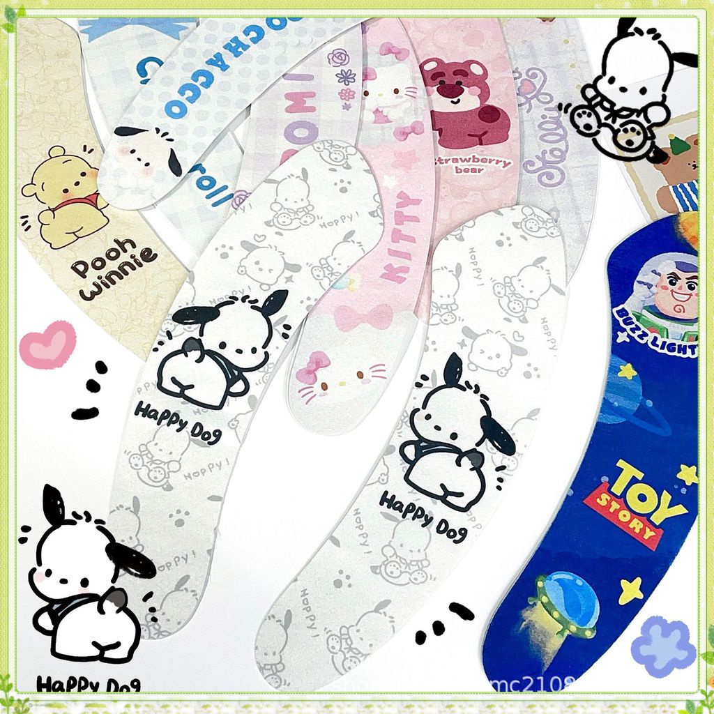 youngtime 2 ชิ้น Sanrio Toilet Paste สติ๊กเกอร์ติดฝาชักโครกใหม่เรียบง่ายสไตล์สดใหม่สติ๊กเกอร์ติดผนังฝาชักโครกศิลปะสติ๊กเกอร์ห้องน้ำตกแต่ง youngtime