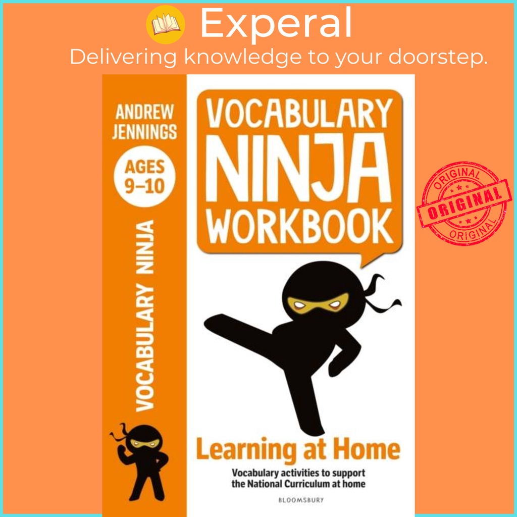 สมุดงานนินจาคําศัพท์สําหรับอายุ 9-10 - กิจกรรมคําศัพท์เพื่อรองรับ ca โดย Andrew Jennings (ฉบับสหราชอ