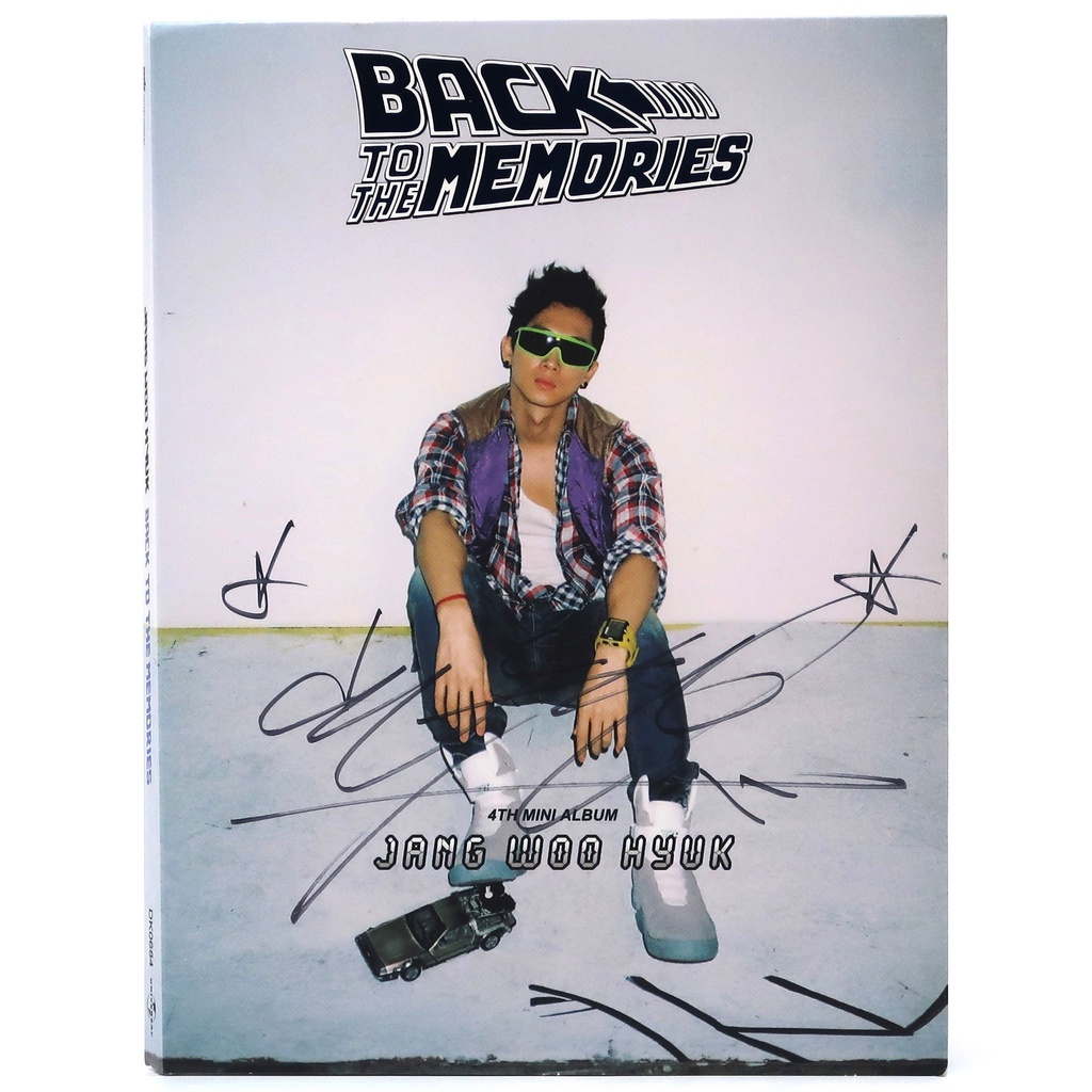 แผ่น CD อัลบั้ม Jang Woo Hyuk Back to the Memories Signed K-Pop 2011 H.O.T
