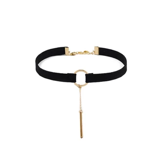 SWEE Choker สร้อยคอลูกไม้สีดํา แฟชั่นดึงดูดใจ Lace โซ่ Claviular สวยงามผู้หญิง