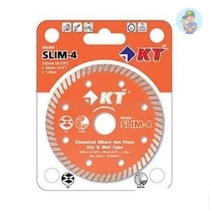 🎆 (KT-J011-SLIM4)  SLIM-4 ใบเพชร4""(บาง1.2MM)กระเบื้อง/หินอ่อน