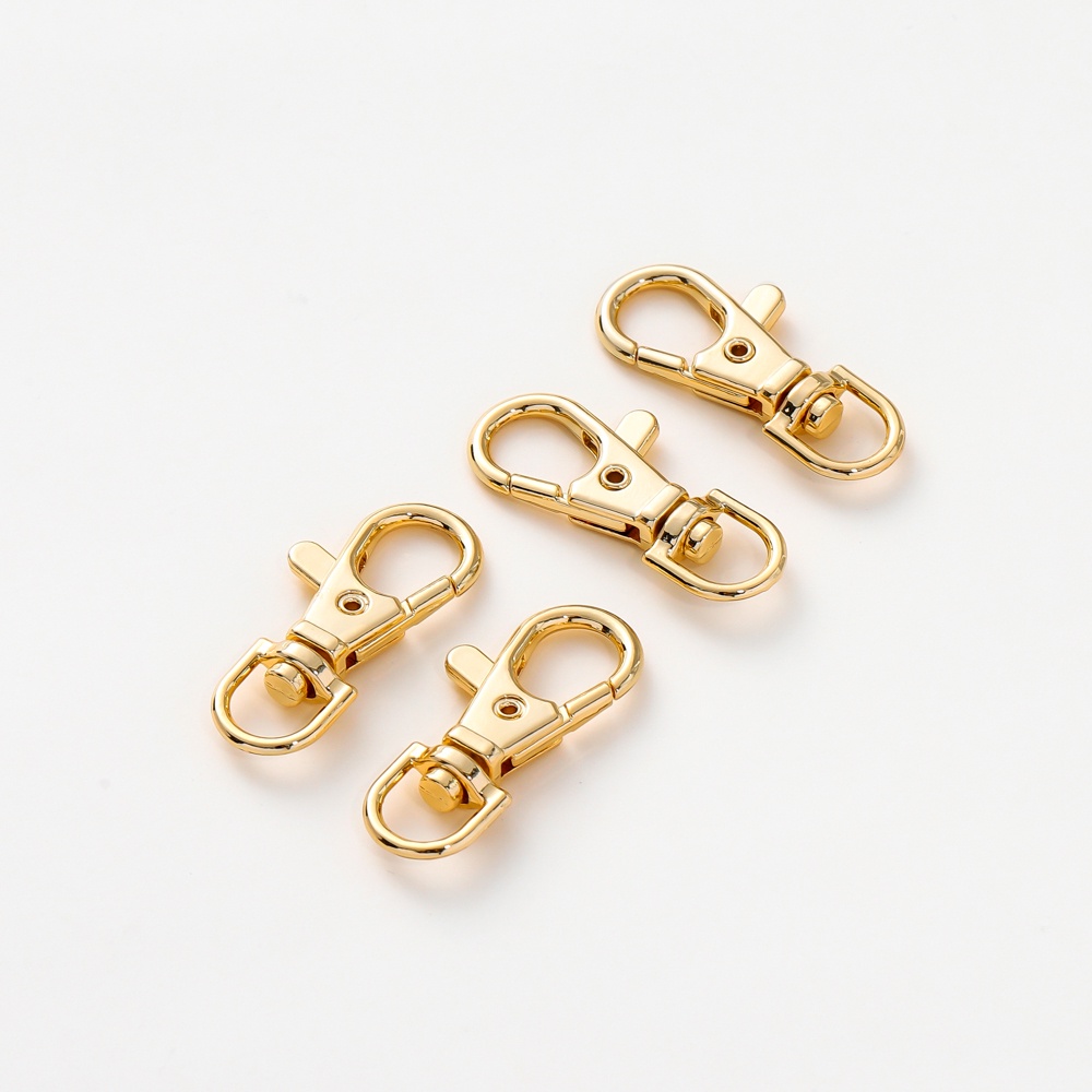 St.kunkka 5 ชิ้น Gold-Plated 18K สี-จอง Real Gold Dog Buckle DIY เครื่องประดับแฟชั่น — صورة 5