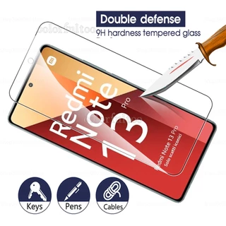 2in1 แก้วป้องกันฟิล์มสําหรับ Xiaomi Redmi หมายเหตุ 14 13 Pro Plus 13Pro + 14Pro + Note13Pro Note14Pro 4G 5G 9H HD ด้านหน้าโทรศัพท์ฟิล์มกระจกนิรภัยป้องกันหน้าจอกล้องด้านหลังเลนส์ฟิล์ม