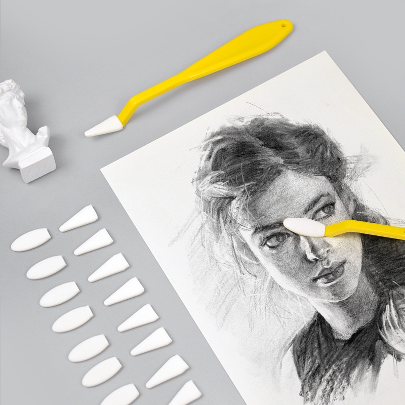 แปรงฟองน้ํา ลบได้ ทําความสะอาดได้ สําหรับวาดภาพ วาดภาพ