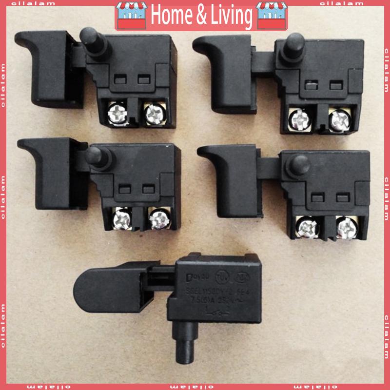250V 6A Electric Drill Switch Circular Saw Power Tool Speed Control Trigger