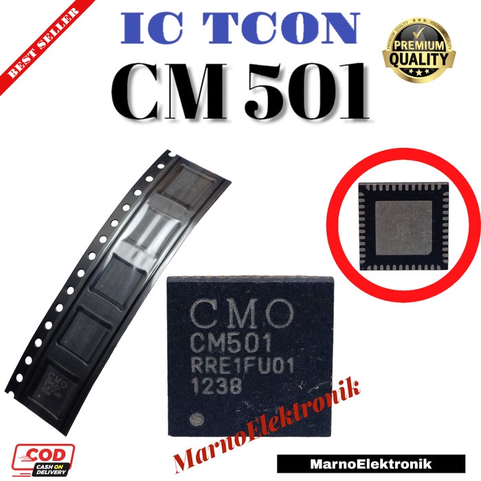 IC TCON CMO CM501 SMD ORIGINAL TIKON CM 501 เครื่องมือชิ้นส่วนเดิม ELECTRO