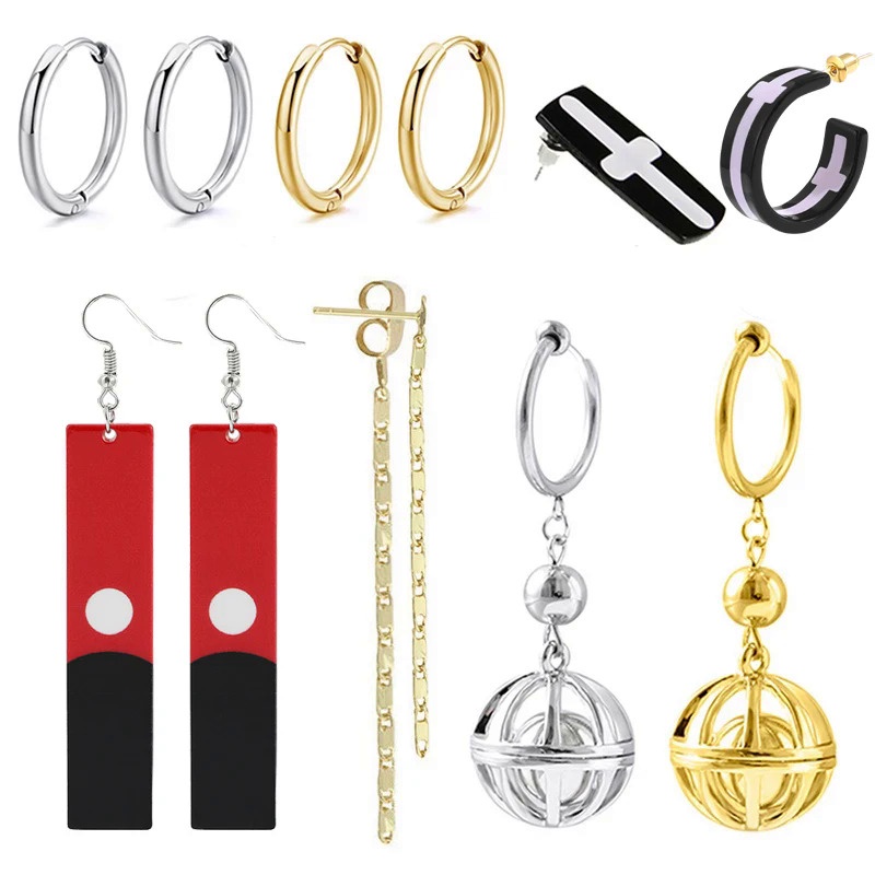 Anime Tokyo Revengers Izana Kurokawa Earrings Mitsuya Takashi Cosplay Acrylic Pendant Ear Hook Tokyo